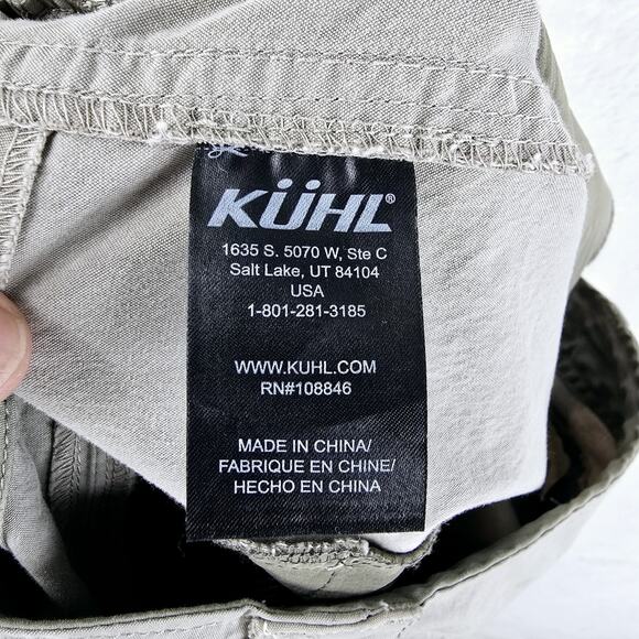 Kuhl Spire Roll Up Pants 8 Short 32x29 Adjustable Gray Stretch Hiking 6279 - Picture 7 of 16